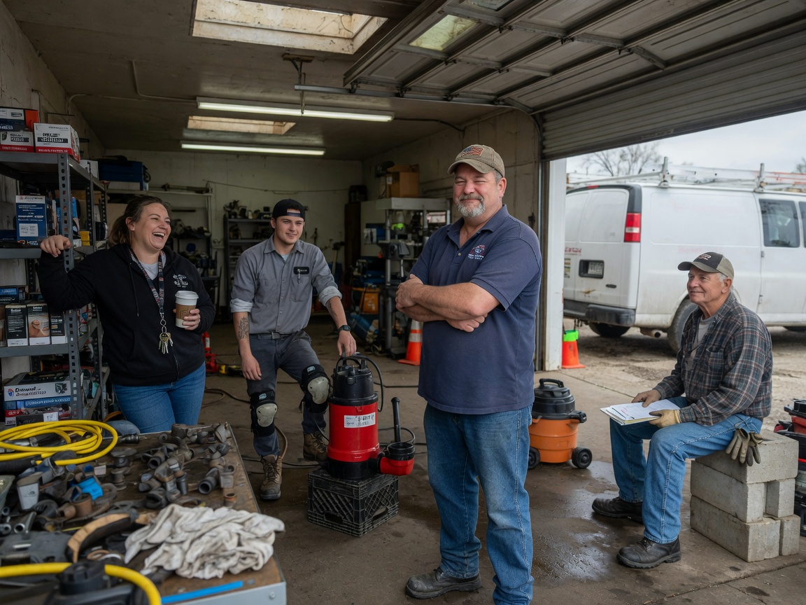 The Rockford Pump Pros team at work in Rockford