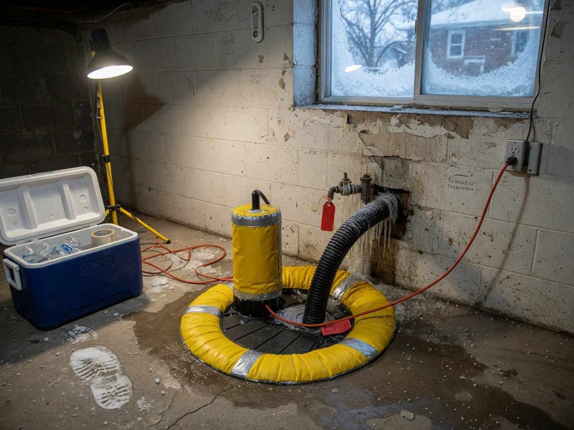 Sump Pump Freeze Protection For Rockford Winters